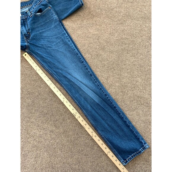 Levis 511 Jeans Mens 30x32 Slim Fit Straight Leg Dark Wash Cowboy Denim - Picture 7 of 7